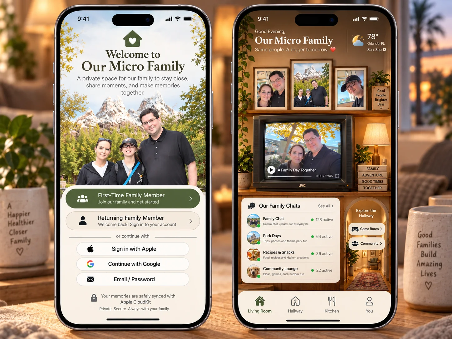 Our Micro Family digital house experience